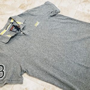 SuperDry Short Sleeve Mens Rugby Polo Shirt - XL